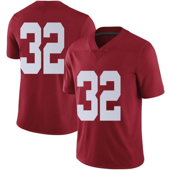 Alabama Crimson Tide Men's Dylan Moses #32 No Name Crimson NCAA Nike Authentic Stitched College Football Jersey JD16A51DH